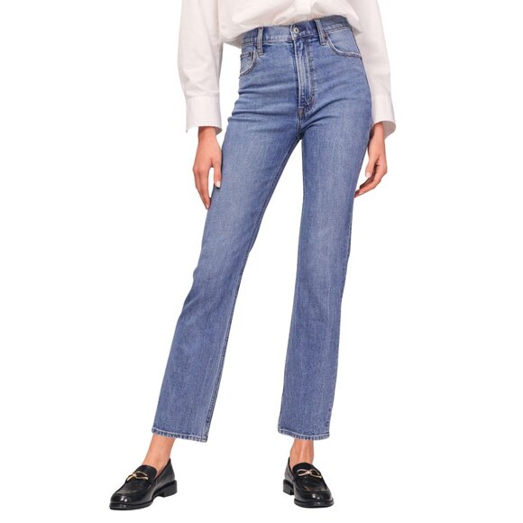 Abercrombie & Fitch Denim - Abercrombie Ultra High Rise Ankle Straight Jean 33L